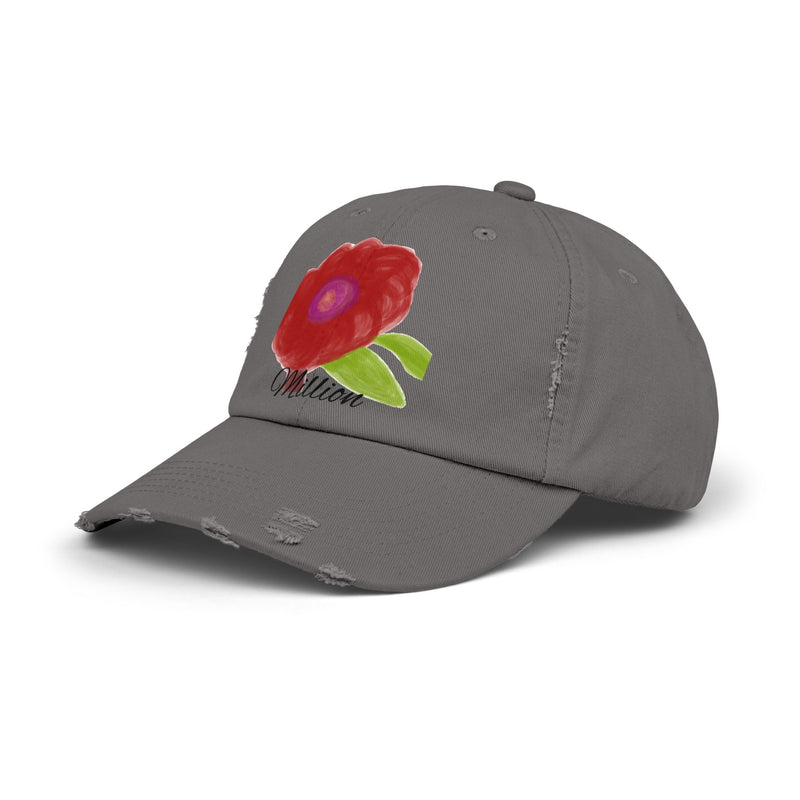 Bloom Unisex Distressed Cap