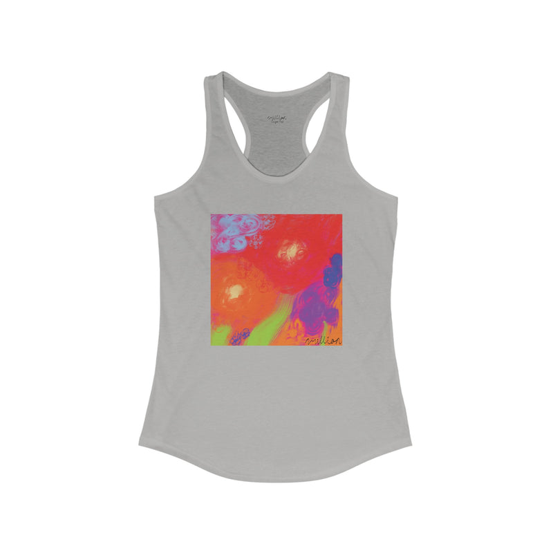 Floral Breeze Ideal Racerback Tank