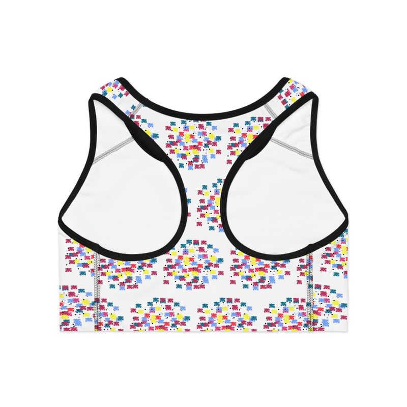 Dots Variety Sports Bra (AOP)