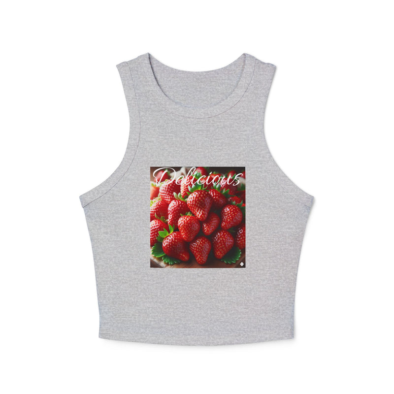 Delicious Women's Micro Rib Racer Tank Top