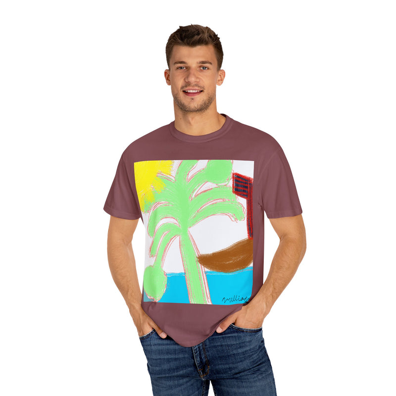 Ocean View Unisex Garment-Dyed T-shirt