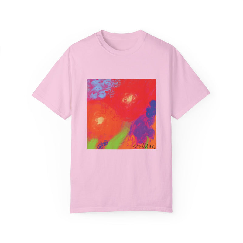 Floral Breeze Unisex Garment-Dyed T-shirt