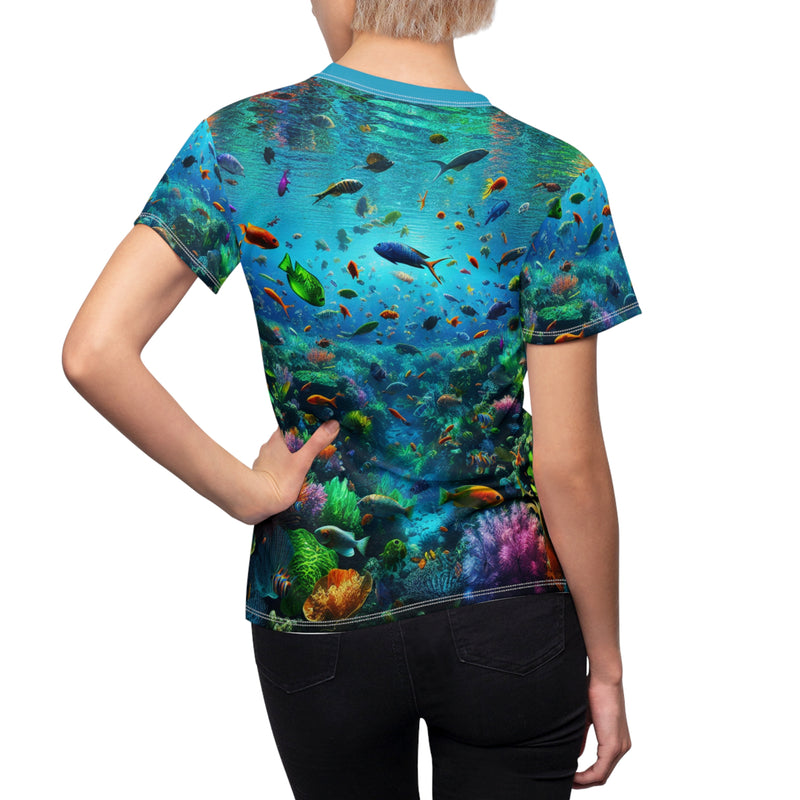 Under The Sea Women's Cut & Sew Tee (AOP)