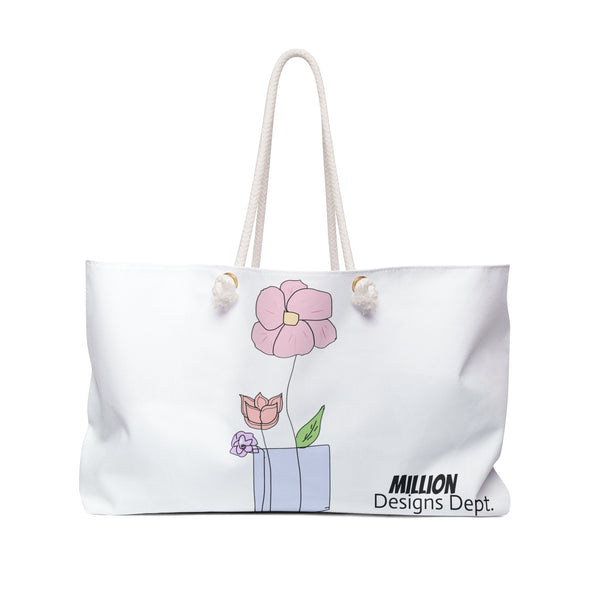 Pastel Flowers Pot2.0 Weekender Bag