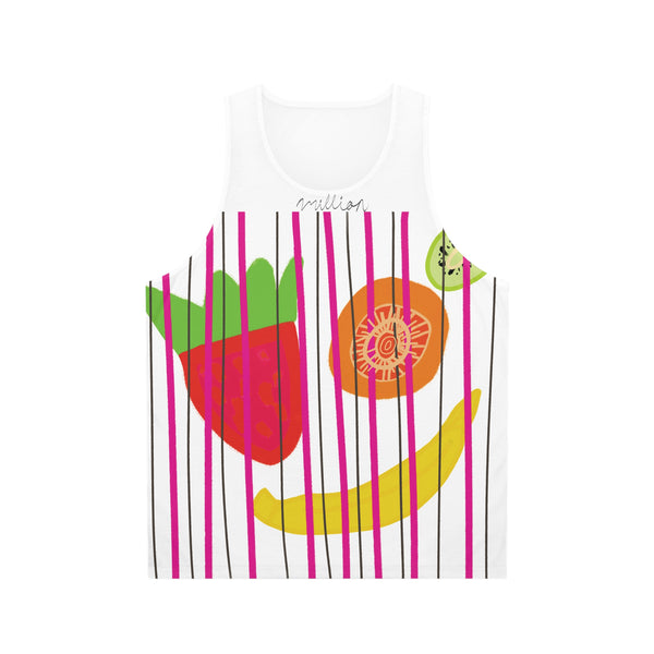 Fruits Print Unisex Tank Top (AOP)