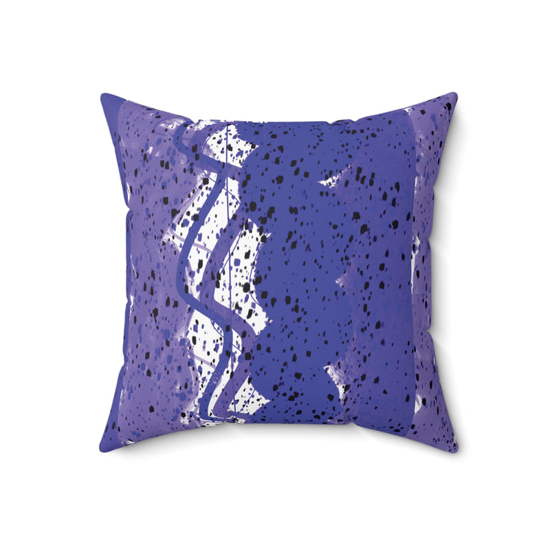 Paint Marks Brush Spun Polyester Square Pillow