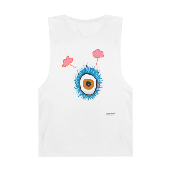 Eye Ball Graphic Print  Unisex Barnard Tank