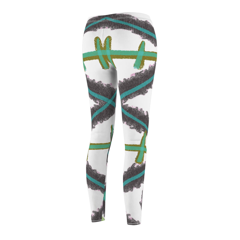 Tribal Star Women's Cut & Sew Casual Leggings (AOP)