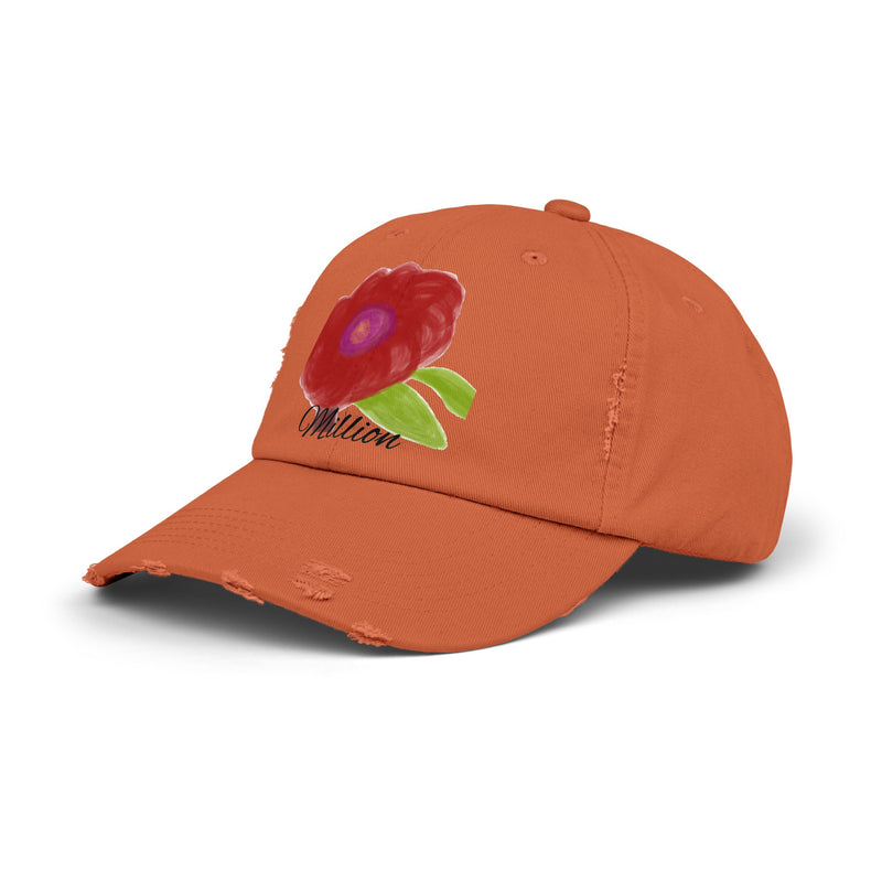 Bloom Unisex Distressed Cap