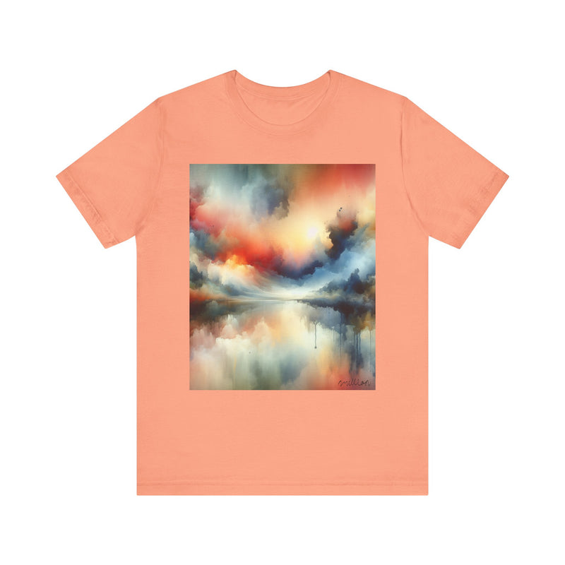 Watercolor Design Unisex Jersey Short Sleeve Tee