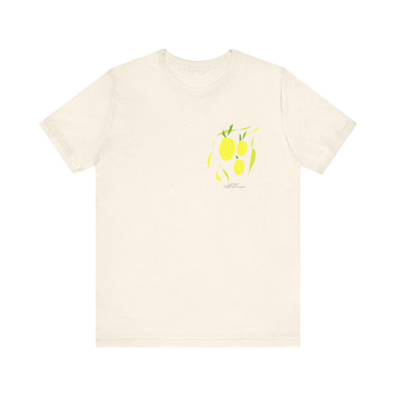 Lemon Yellow Unisex Jersey Short Sleeve Tee