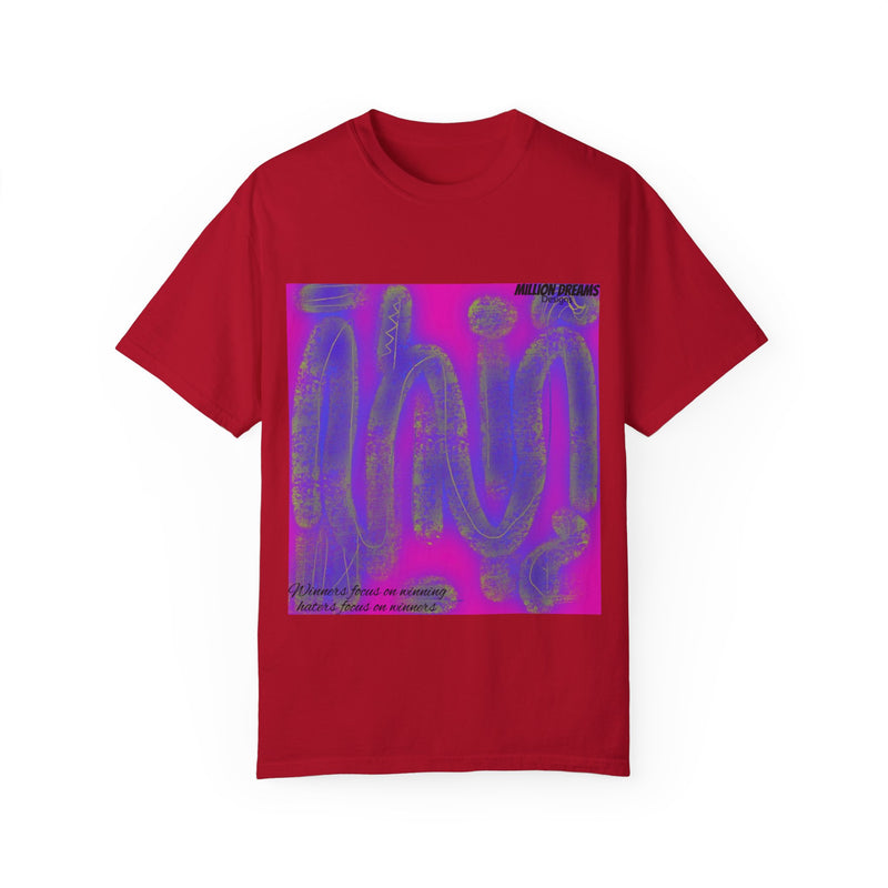 Tribal Neon Type Unisex Garment-Dyed T-shirt