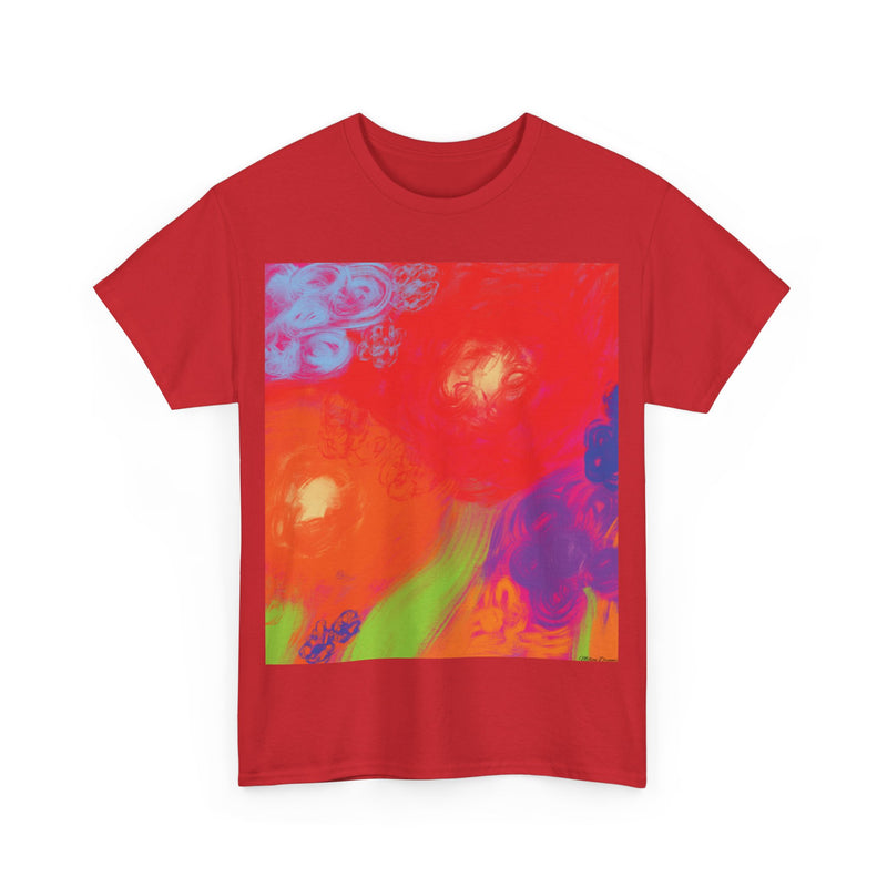 Floral Breeze  Unisex Heavy Cotton Tee