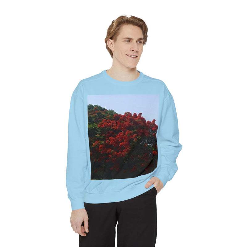 Resort View Unisex Garment-Dyed Sweatshirt