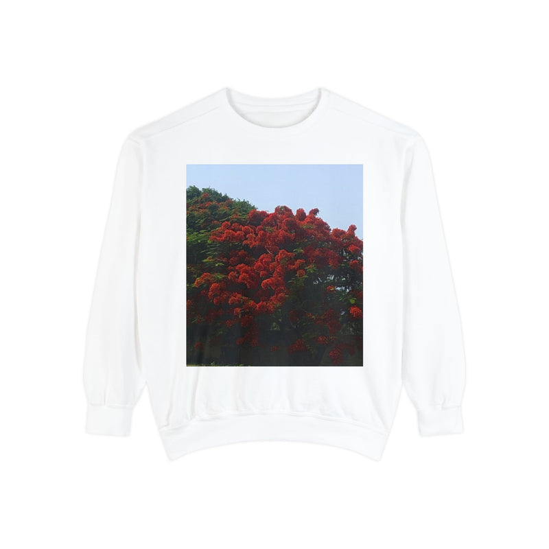 Resort View Unisex Garment-Dyed Sweatshirt