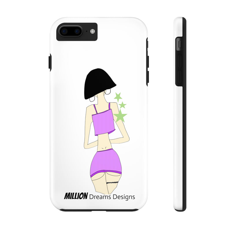 Sexy Girl In Purple Tough Phone Case