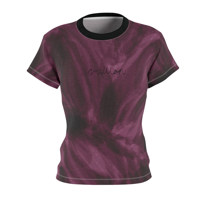 Purple Aura Women's Cut & Sew Tee (AOP)