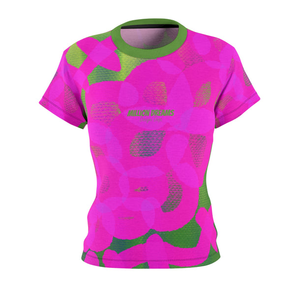 Sketch & Pink Design Women's Cut & Sew Tee (AOP)