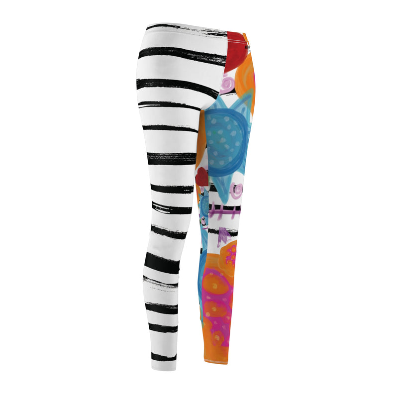 Paint Garden 3Women's Cut & Sew Casual Leggings (AOP)