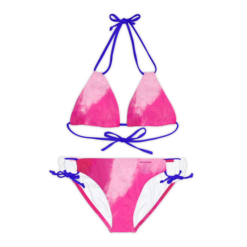 Pink Shades Strappy Bikini Set (AOP)