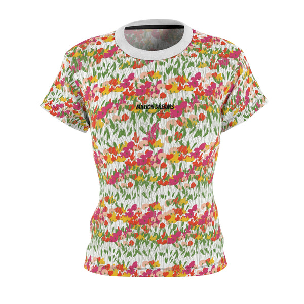 Freestyle Flowers Women's Cut & Sew Tee (AOP)