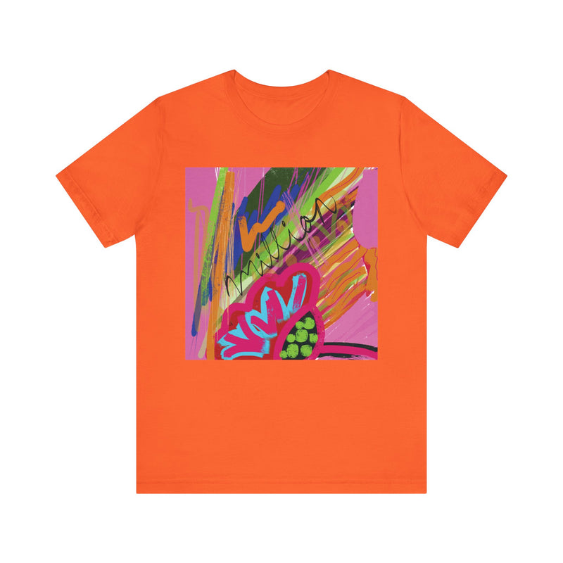 Abstract Frenzy Print  Unisex Jersey Short Sleeve Tee