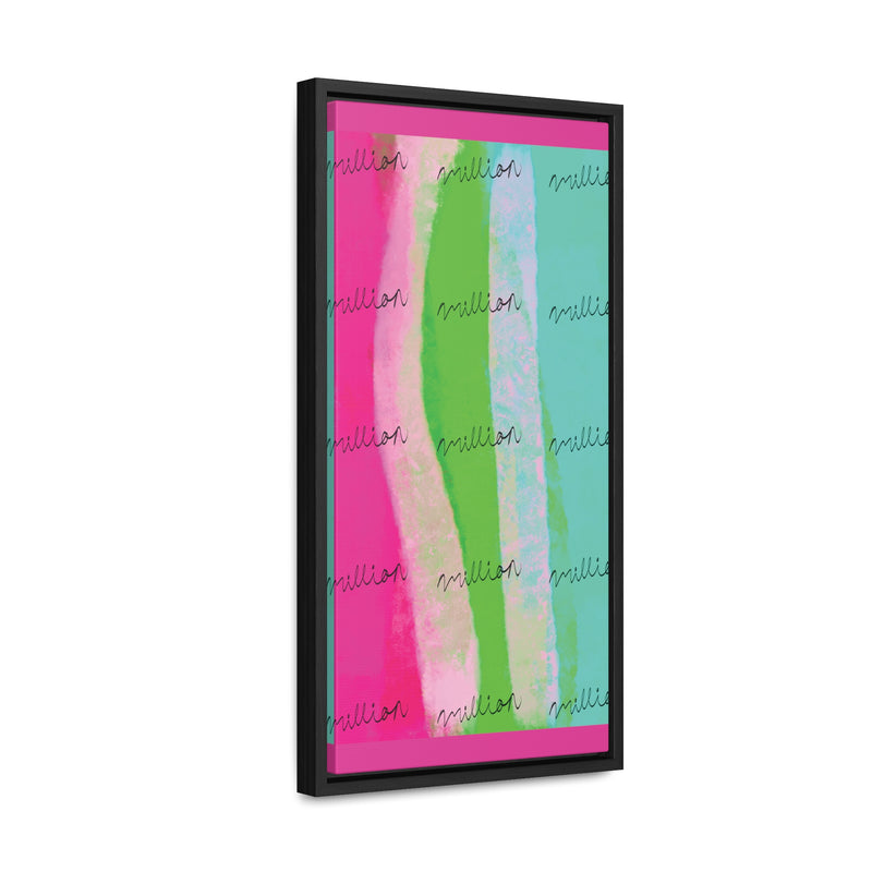 Pretty Neon Gallery Canvas Wraps, Vertical Frame