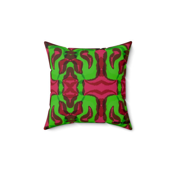 Tye dye Faux Suede Square Pillow