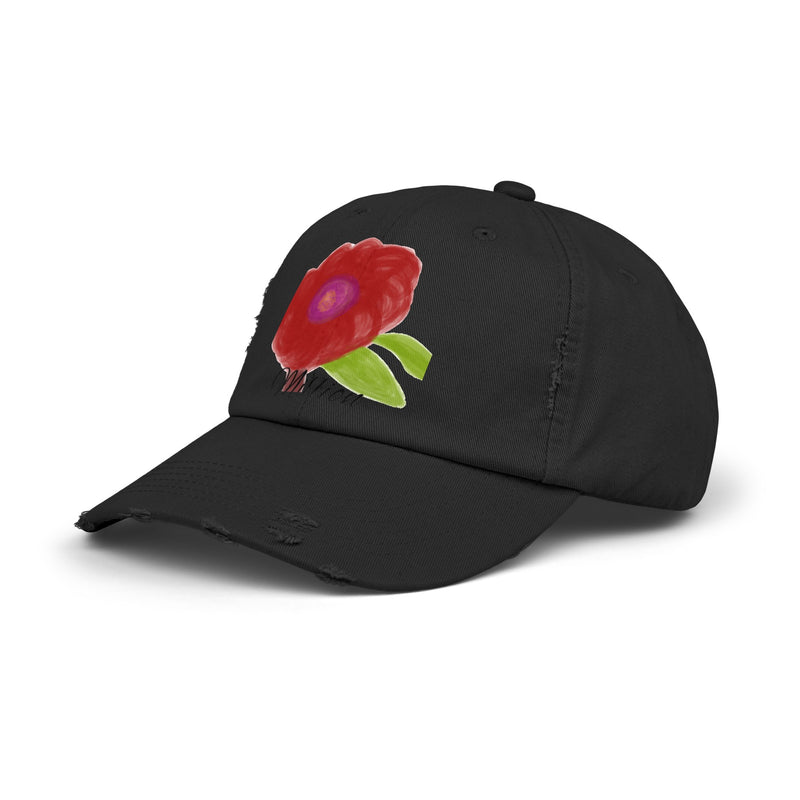 Bloom Unisex Distressed Cap