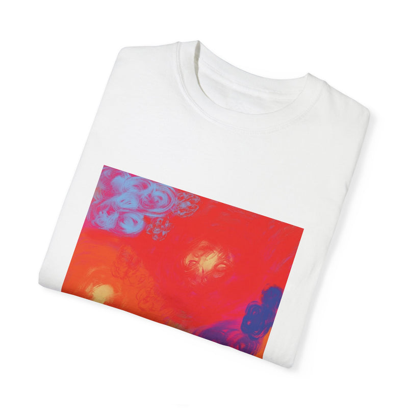 Floral Breeze Unisex Garment-Dyed T-shirt