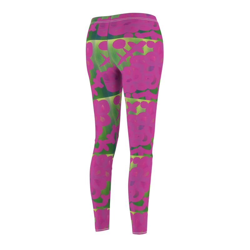 Sketch & Pink Design Women's Cut & Sew Casual Leggings (AOP)