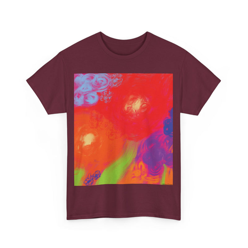 Floral Breeze  Unisex Heavy Cotton Tee