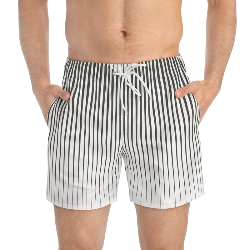 Geometric Print Swim Trunks (AOP)