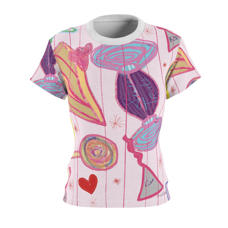 Sweet Treats Print Women's Cut & Sew Tee (AOP)