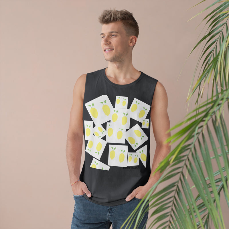 Lemon All over  Unisex Barnard Tank