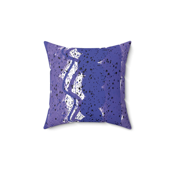 Paint Marks Brush Spun Polyester Square Pillow