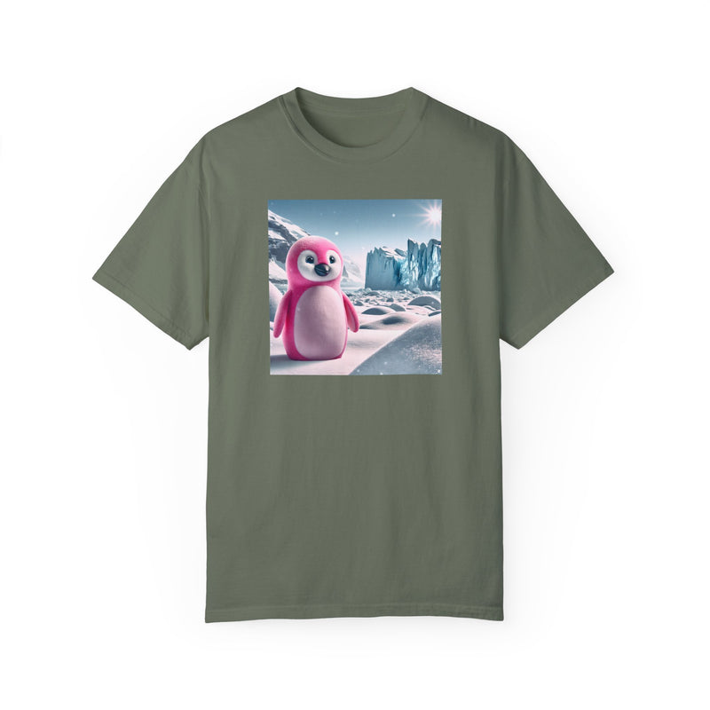 Pink Penguin Unisex Garment-Dyed T-shirt