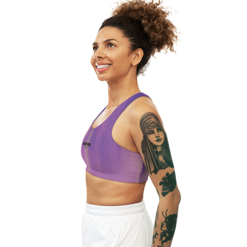 Sketch Print Seamless Sports Bra (AOP)