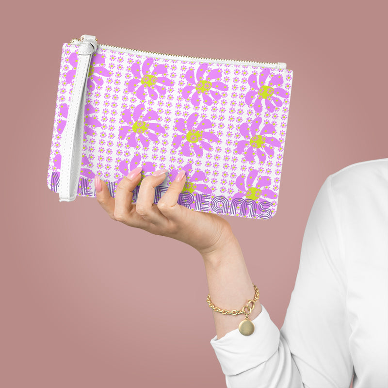 Lavender Petals Clutch Bag