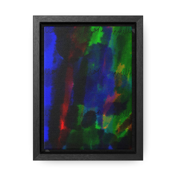 Watercolor Hue Gallery Canvas Wraps, Vertical Frame