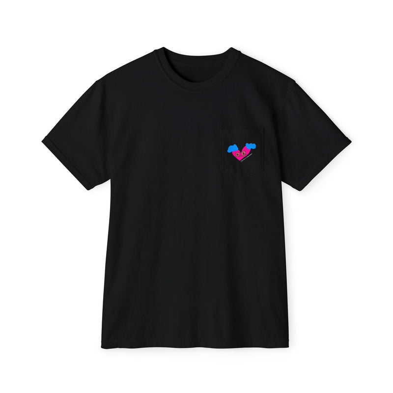 Success Is Inevitable Heart Unisex Garment-Dyed Pocket T-Shirt