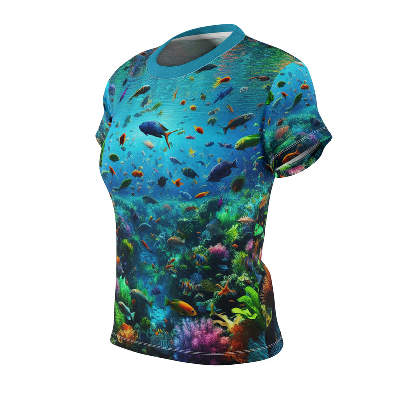 Under The Sea Women's Cut & Sew Tee (AOP)