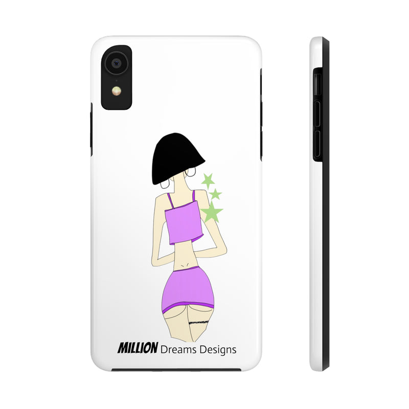 Sexy Girl In Purple Tough Phone Case