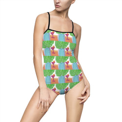 Casual Dining To This Women's One-piece Swimsuit (AOP)