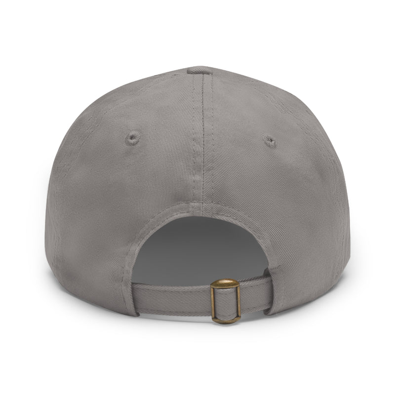 Gum Hat with Leather Patch (Round)