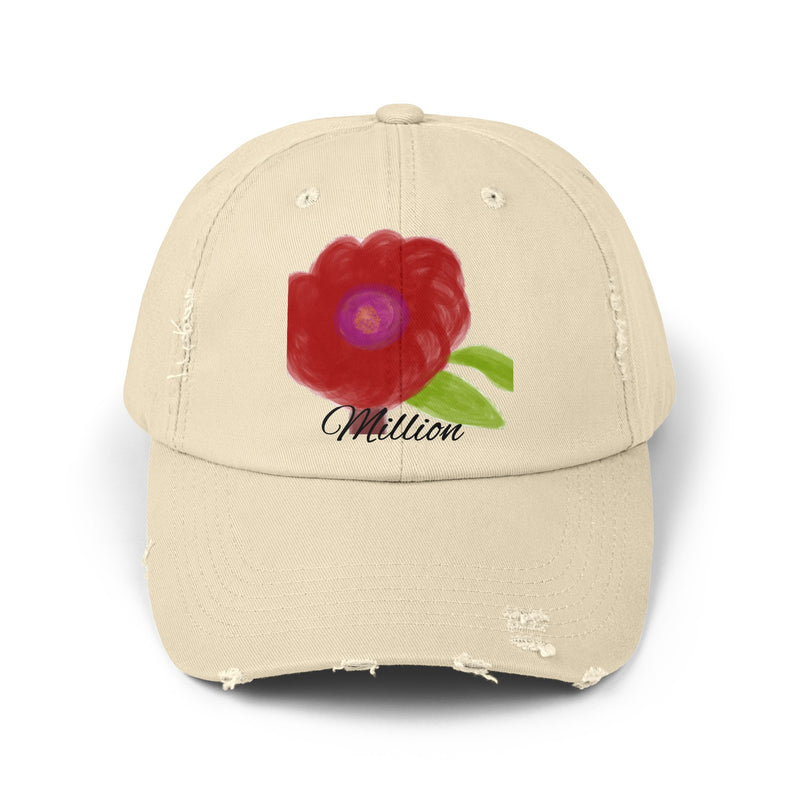 Bloom Unisex Distressed Cap