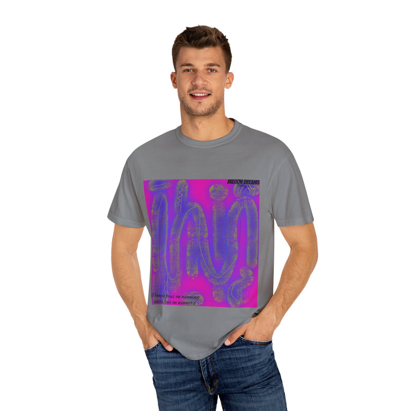 Tribal Neon Type Unisex Garment-Dyed T-shirt