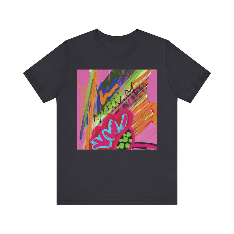 Abstract Frenzy Print  Unisex Jersey Short Sleeve Tee