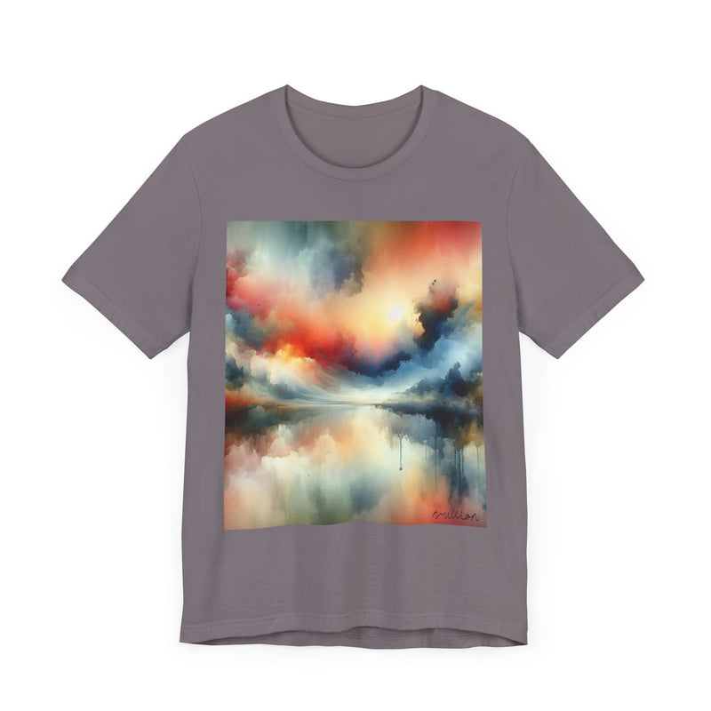 Watercolor Design Unisex Jersey Short Sleeve Tee