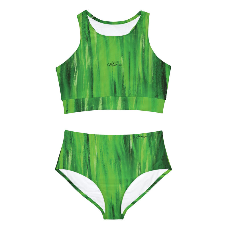 Grinch Sporty Bikini Set (AOP)